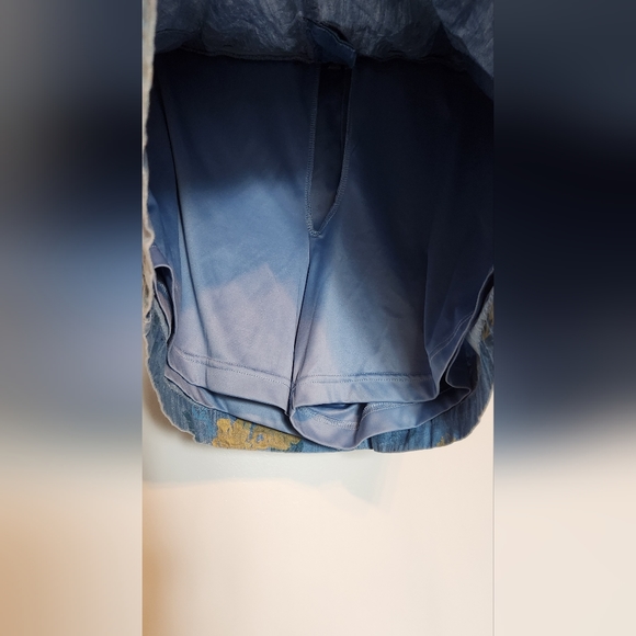 Chistopher Banks jean skirt with inner shorts. Skort size 16. NWOT. Has pockets. - Picture 7 of 7